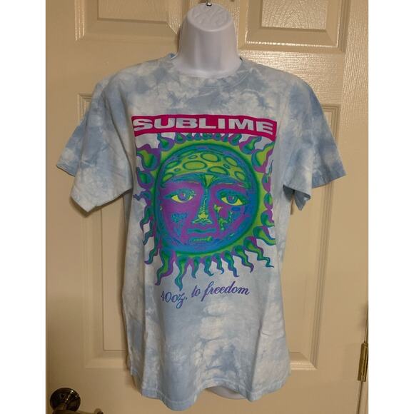 Spencer's Other - NWOT Spencer’s Sublime 40oz to Freedom White/Blue Tie Dye